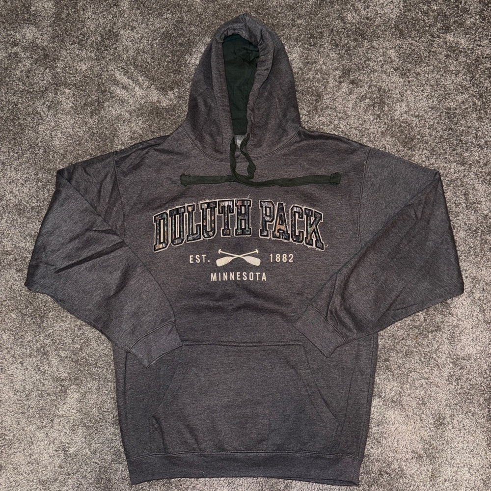 Duluth Pack Charcoal Gray Men's Hoodie